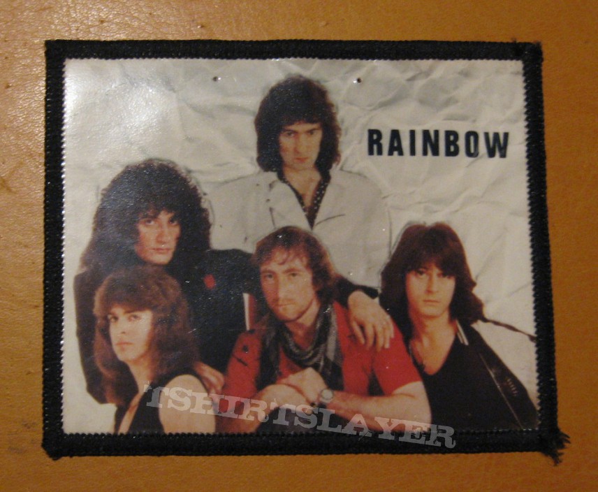 RAINBOW vintage group photo patch (&quot;Straight Between The Eyes&quot; line-up)