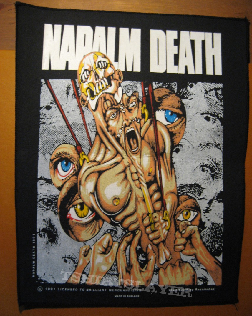 NAPALM DEATH Mass Appeal Madness backpatch