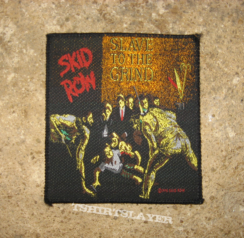 SKID ROW Slave To The Grind original woven patch