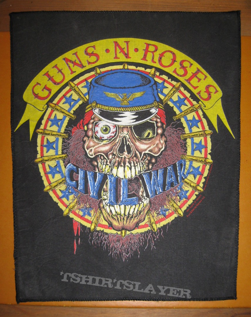 GUNS N' ROSES "Civil War" original backpatch GUNS N' ROSES "Civil War" original backpatch