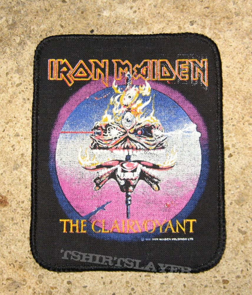 IRON MAIDEN The Clairvoyant original printed patch