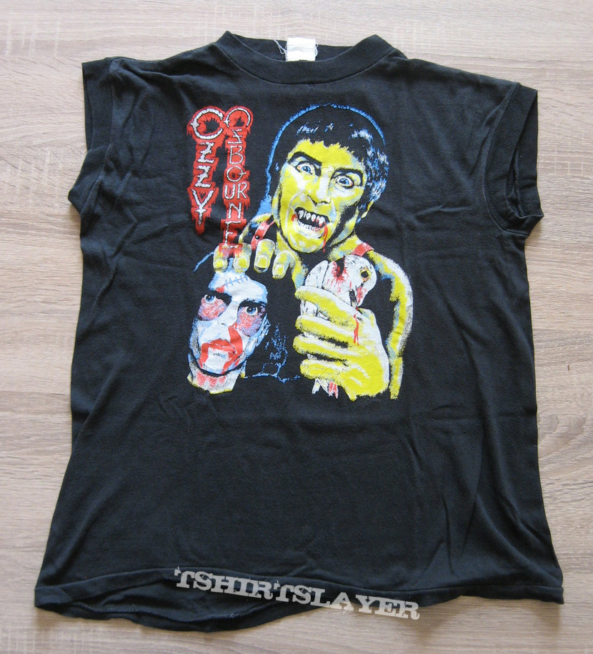 OZZY OSBOURNE beheaded dove early 80s muscle shirt | TShirtSlayer ...