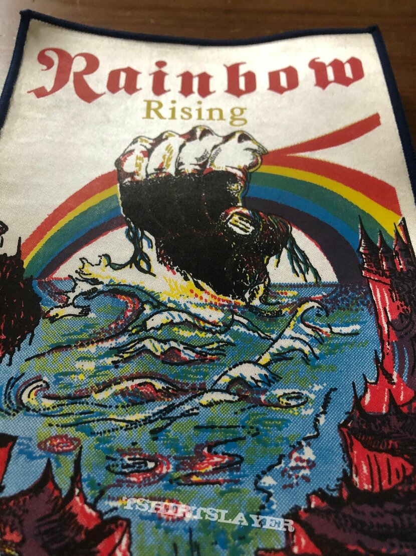 RAINBOW Rising late 70s/early 80s pennon-shaped mini backpatch