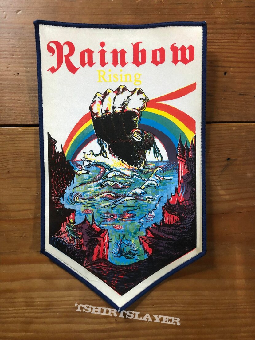 RAINBOW Rising late 70s/early 80s pennon-shaped mini backpatch