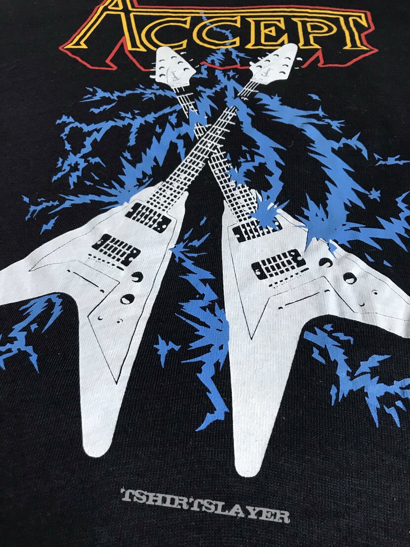 ACCEPT meets DIRE STRAITS vtg tee (c1980): WTF shirt of the day