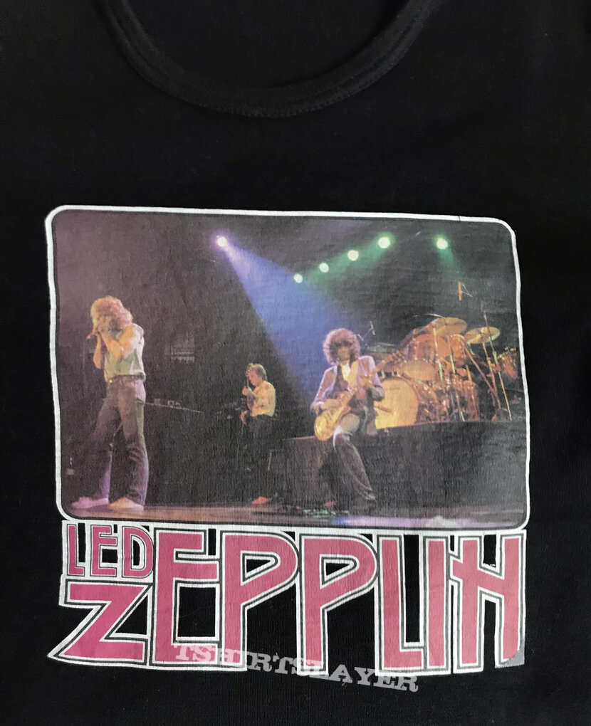 Led Zeppelin LED ZEPPLIN (pun included) vtg transfer t-shirt
