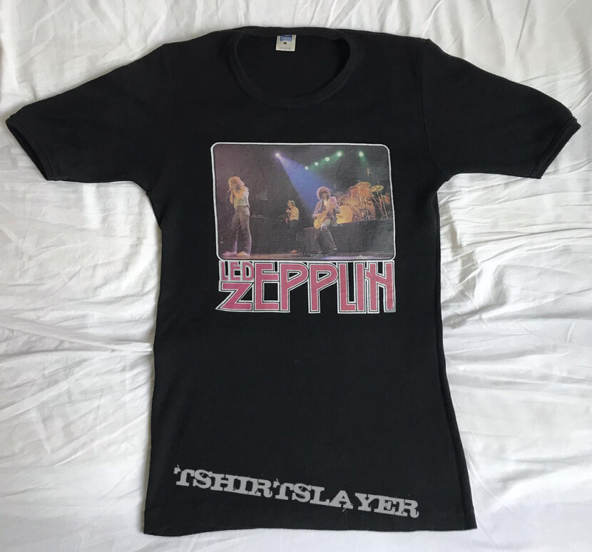 Led Zeppelin LED ZEPPLIN (pun included) vtg transfer t-shirt