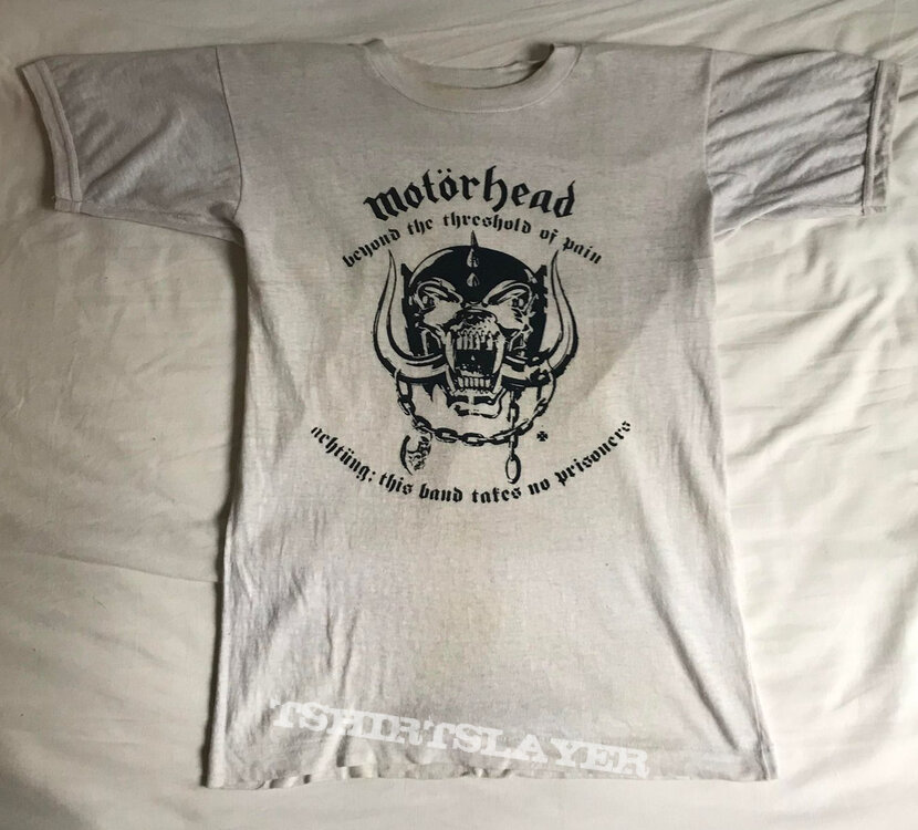 Motörhead MOTÖRHEAD Beyond The Threshold Of Pain original tour t-shirt |  TShirtSlayer TShirt and BattleJacket Gallery