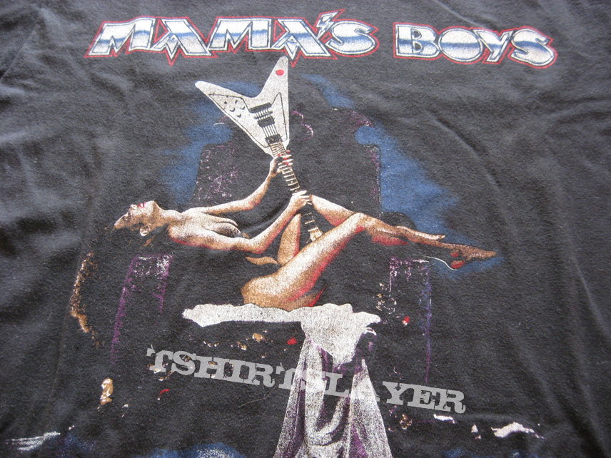 MAMA&#039;S BOYS Power And Passion World Tour 1985 original t-shirt