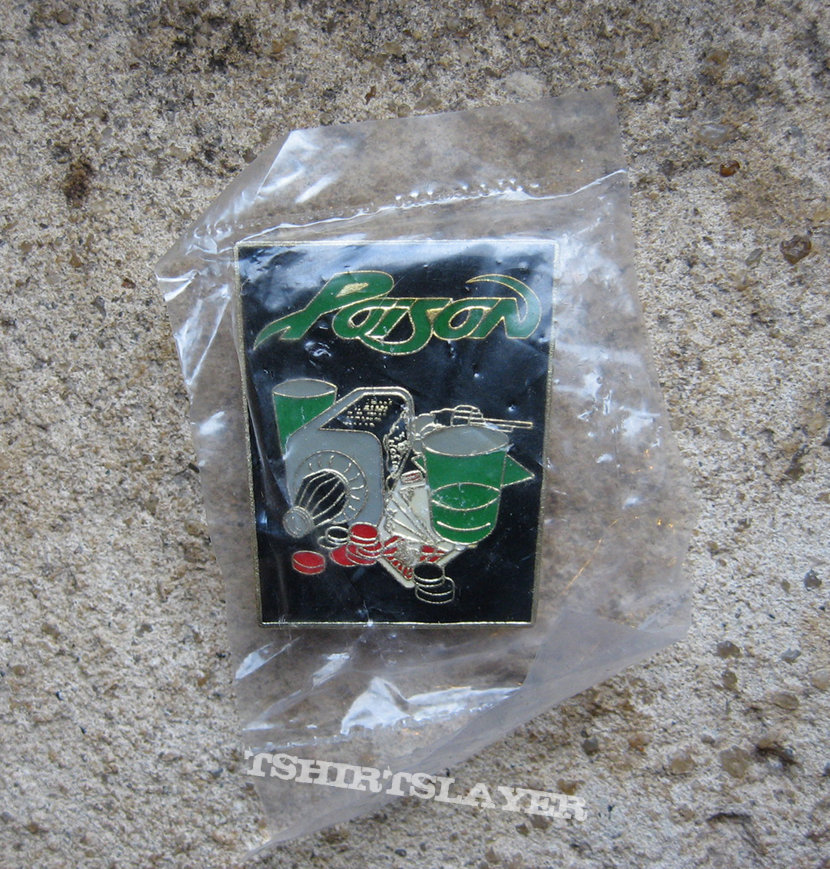 POISON Nothin&#039; But A Good Time original enameled pin