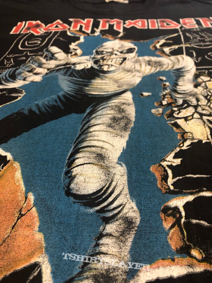 IRON MAIDEN Powerslave / mummy official 1990s t-shirt