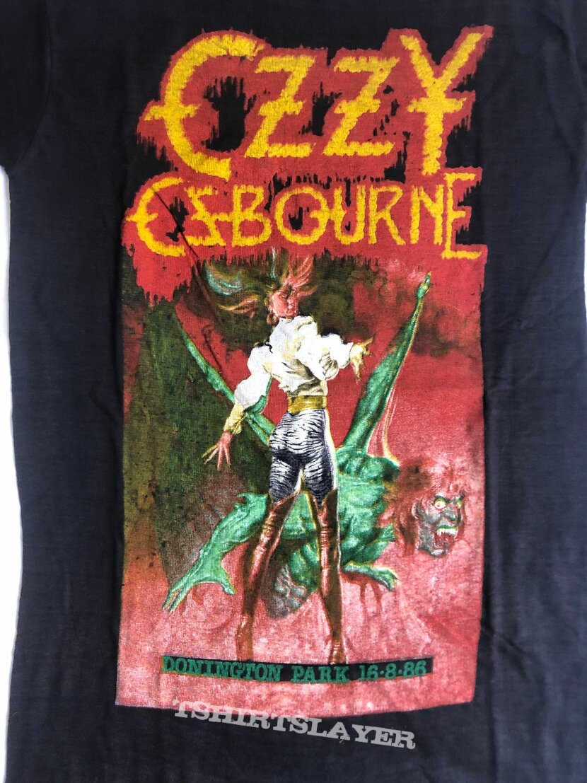 OZZY Osbourne Donington Park 16.8.86 original t-shirt