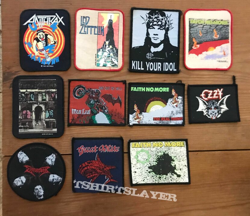 Anthrax Various late 80s / early 90s deadstock patches