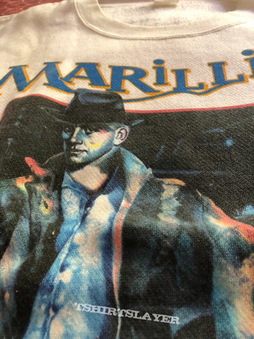 MARILLION Clutching At Straws Winter Of 1987.88 original tour sweater