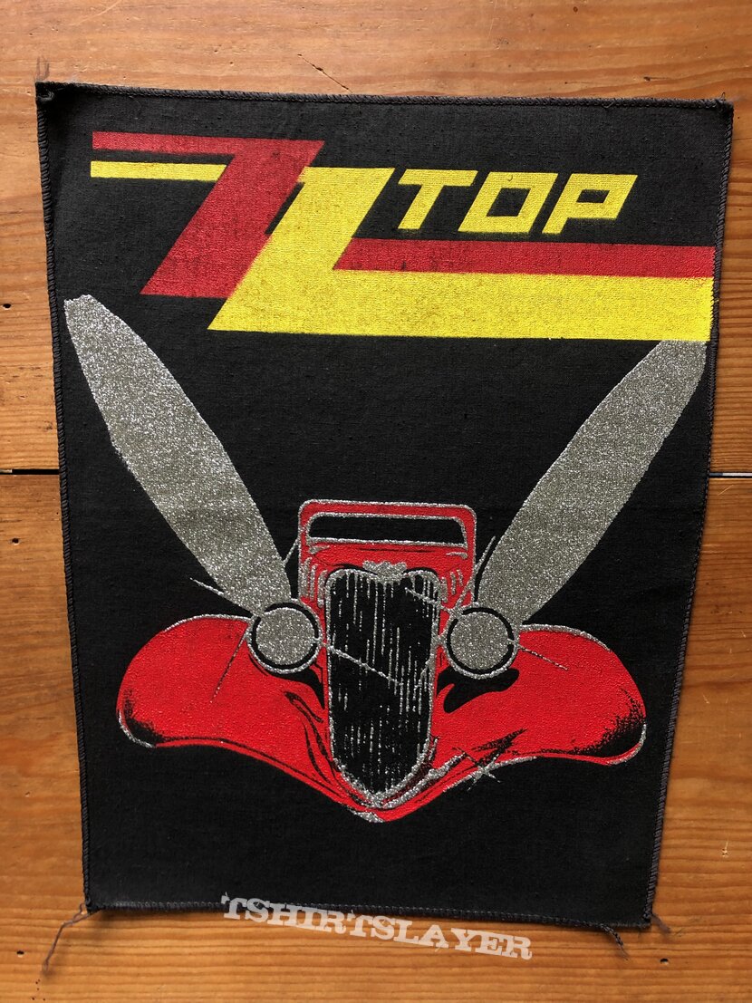 ZZ TOP Eliminator 1980s backpatch ZZ TOP Eliminator 1980s backpatch