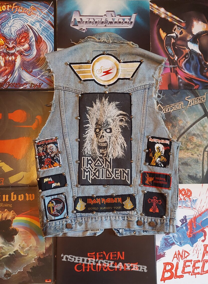 Black Sabbath Iron Maiden Battle Vest / Kutte