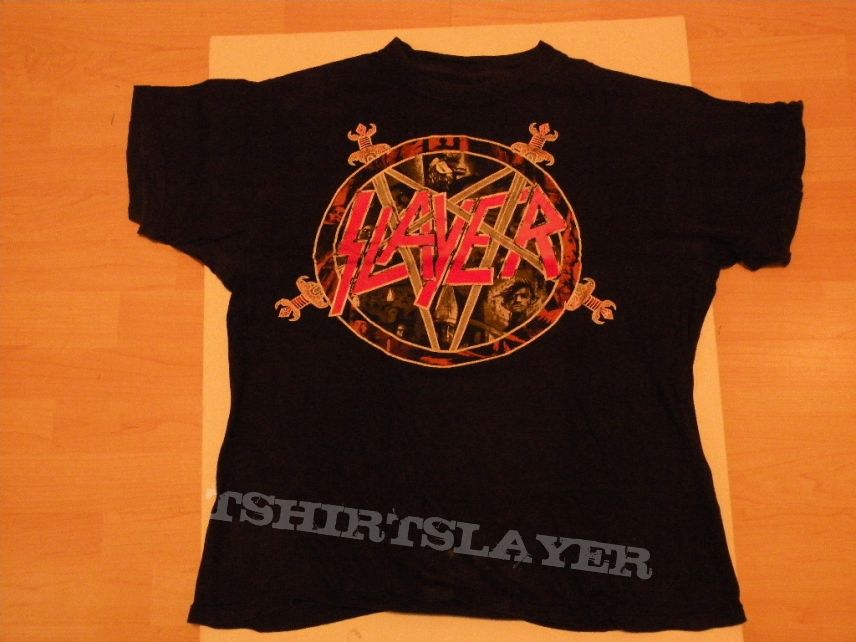 TShirt or Longsleeve - Slayer- Reign in blood tour shirt