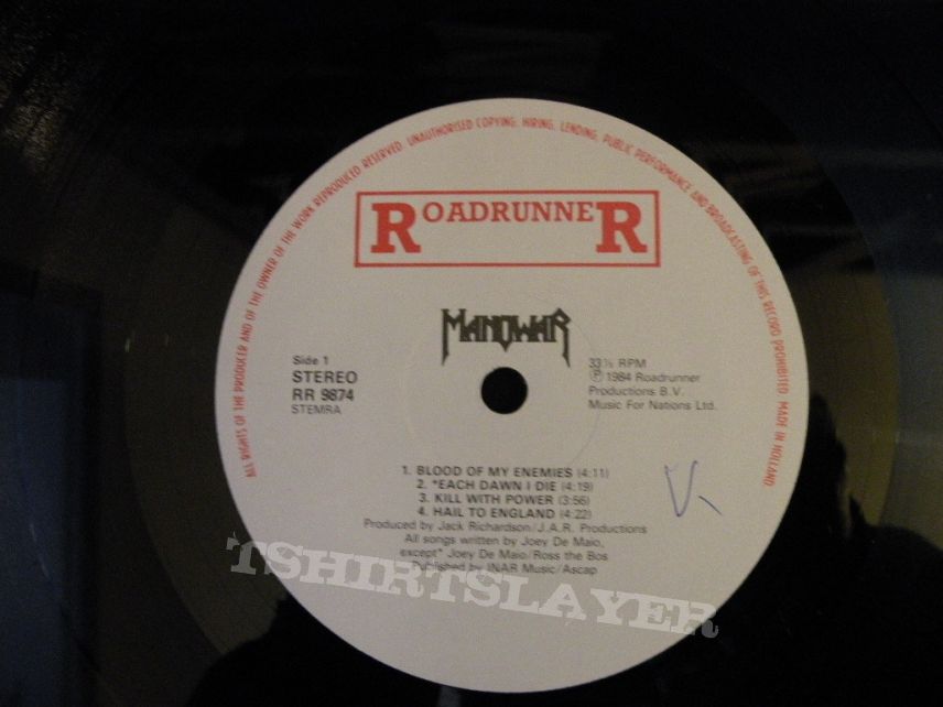 Manowar- Hail to England lp