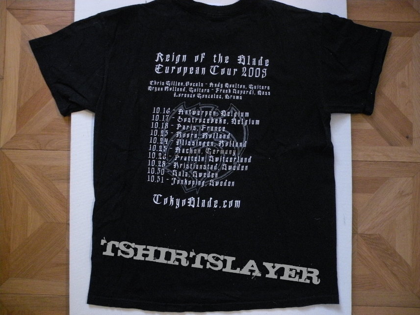 Tokyo Blade- Reign of the blade 2009 European tourshirt