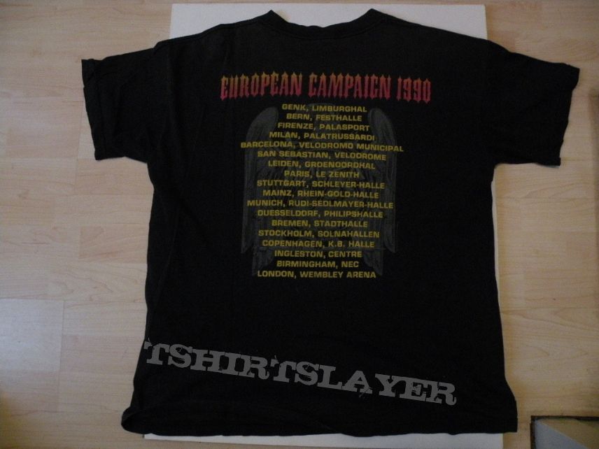 Slayer- European campaign 1990 tourshirt