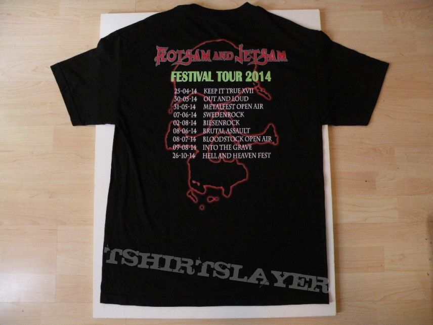 Flotsam and Jetsam 2014 tourshirt