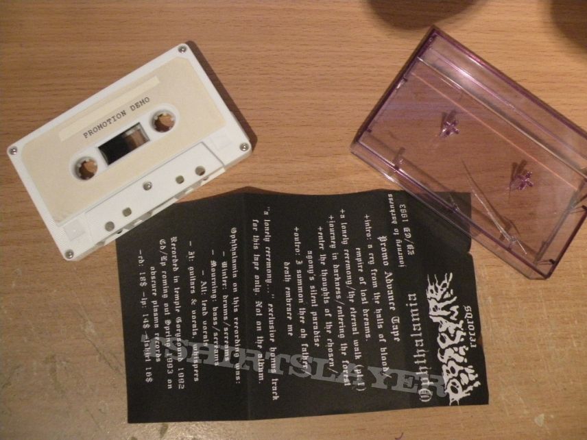 original Ophthalamia- Journey in darkness promo tape