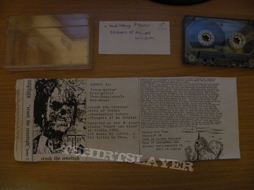 Other Collectable - original Asphyx- Crush the cenotaph demo