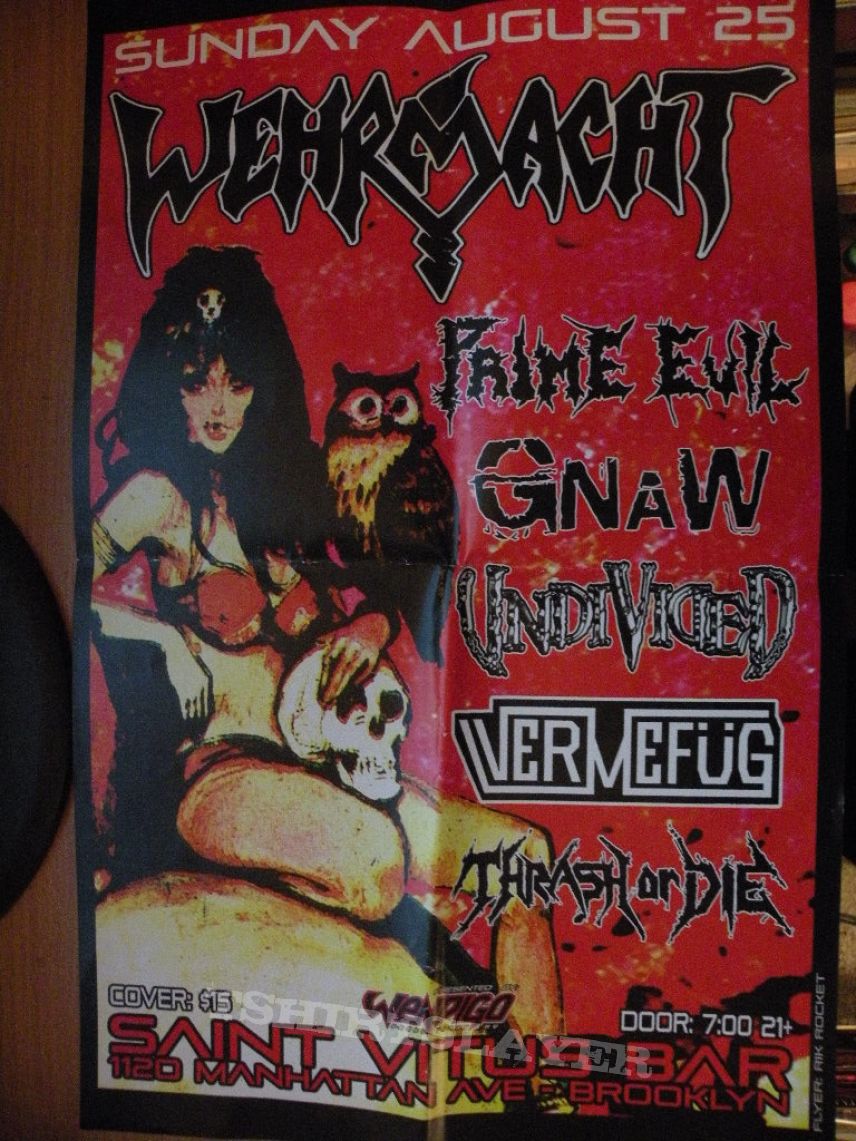 Wehrmacht gig poster