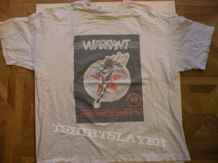 Warrant-  1999 reunion gig shirt