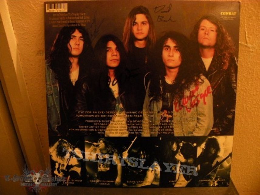 Other Collectable - signed Devastation lp