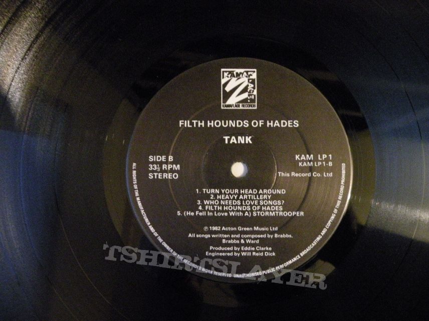 Tank- Filth hounds of Hades lp