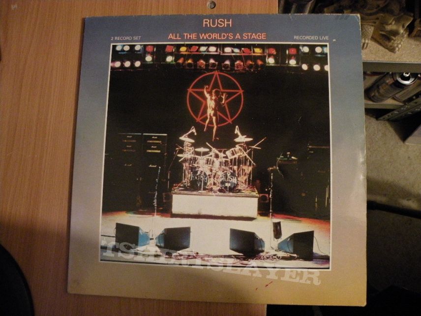 Rush- All the world&#039;s a stage live double lp