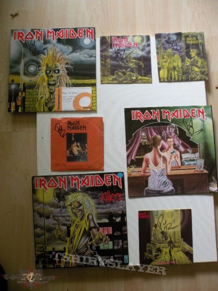 Other Collectable - signed Iron Maiden stuff