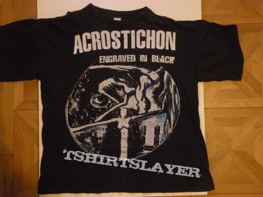 Acrostichon- Engraved in black shirt