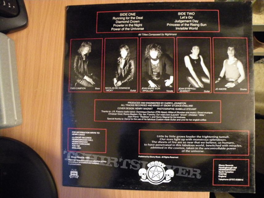 Nightmare- Power of the universe lp