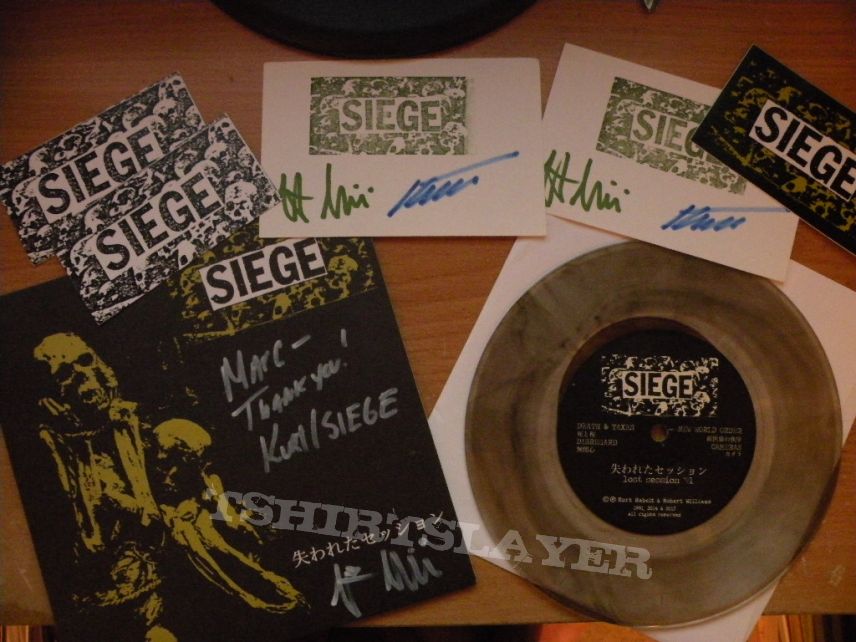 signed Siege- Lost session 7&quot;