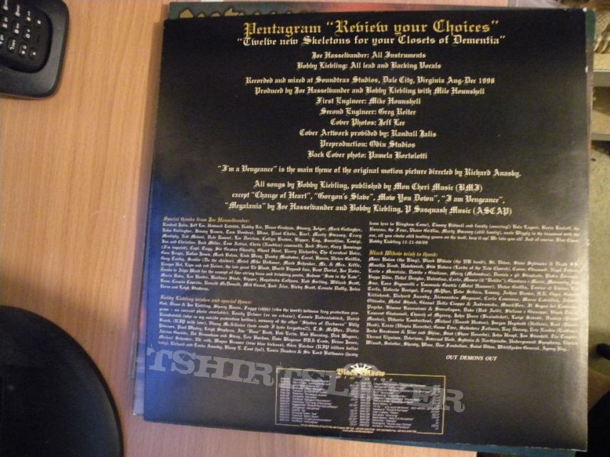 signed Pentagram- Review your choices lp