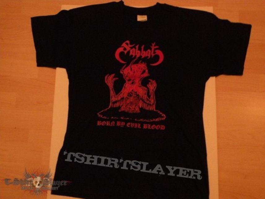 TShirt or Longsleeve - Sabbat- Born by evil blood shirt