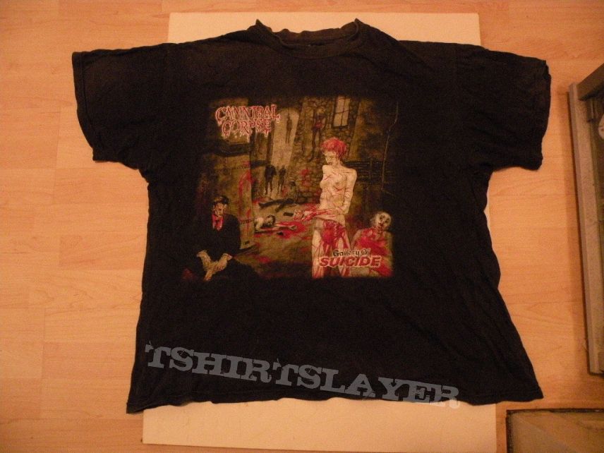 Cannibal Corpse- Gallery of suicide tourshirt