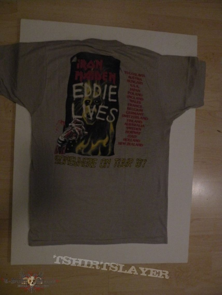 TShirt or Longsleeve - Iron Maiden- Somewhere on tour 1987  shirt
