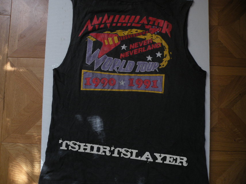 Annihilator- Never neverland 1990 tourshirt