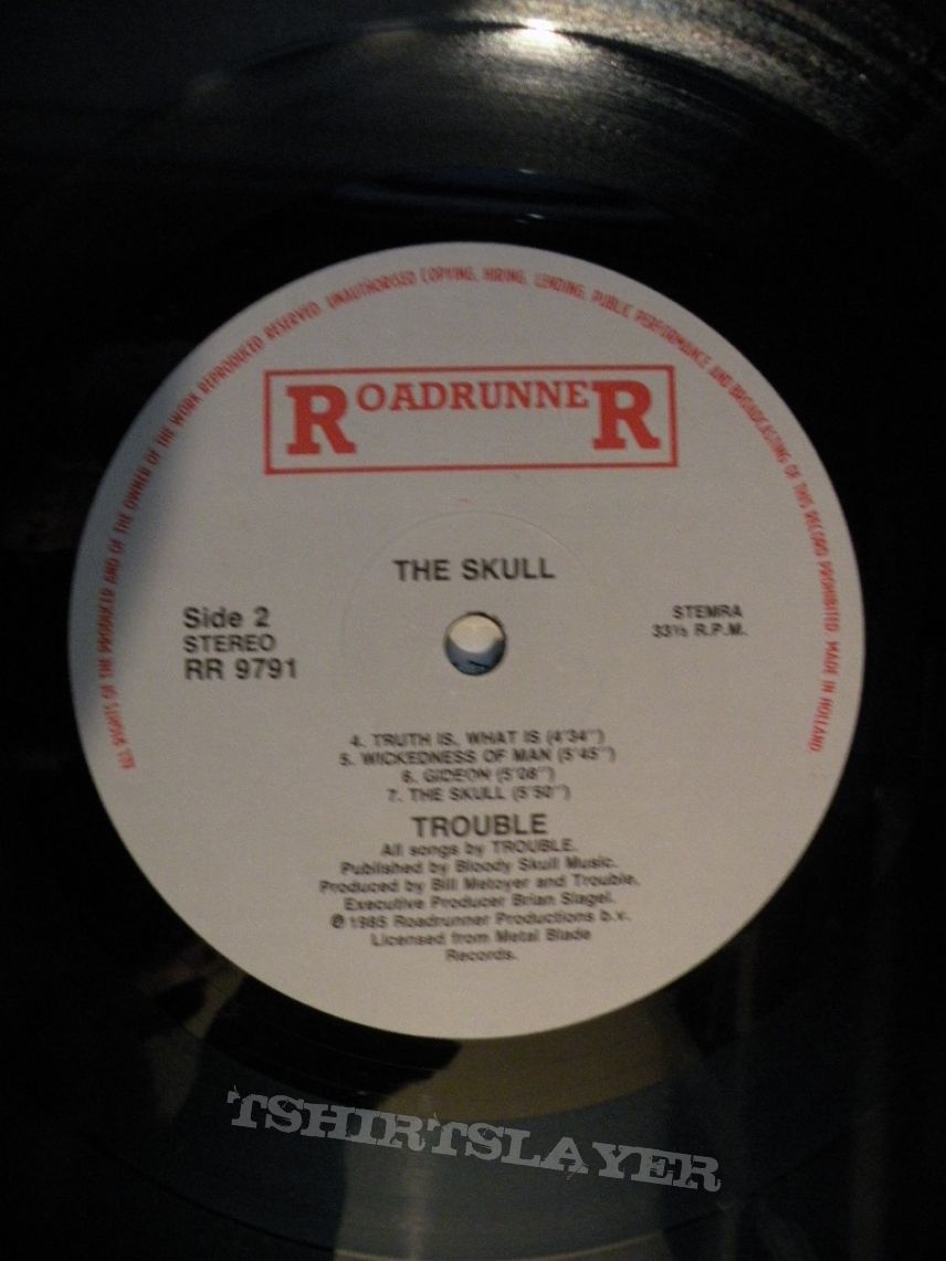 signed Trouble- The skull lp signed Trouble- The skull lp