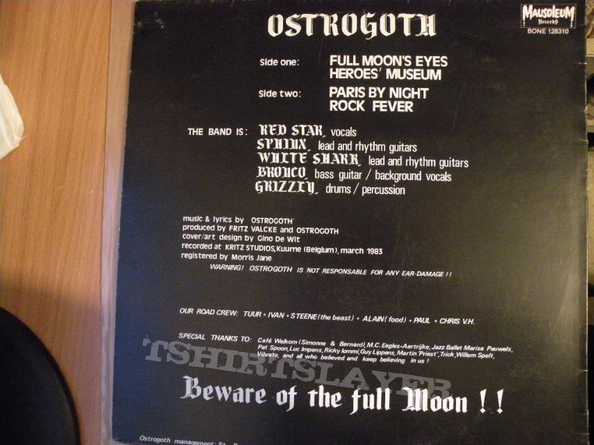Ostrogoth- Full moon eyes EP