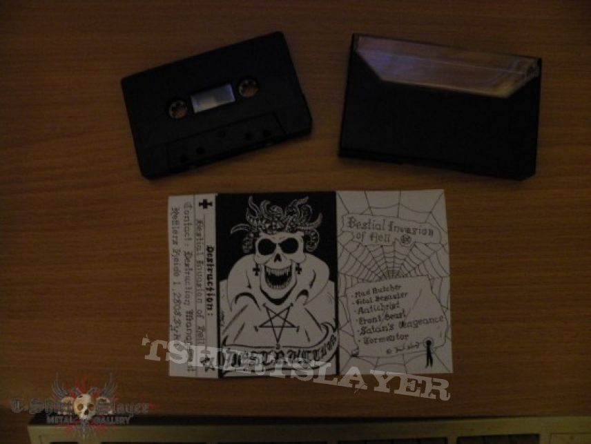 Other Collectable - original Destruction- Bestial invasion of Hell demo