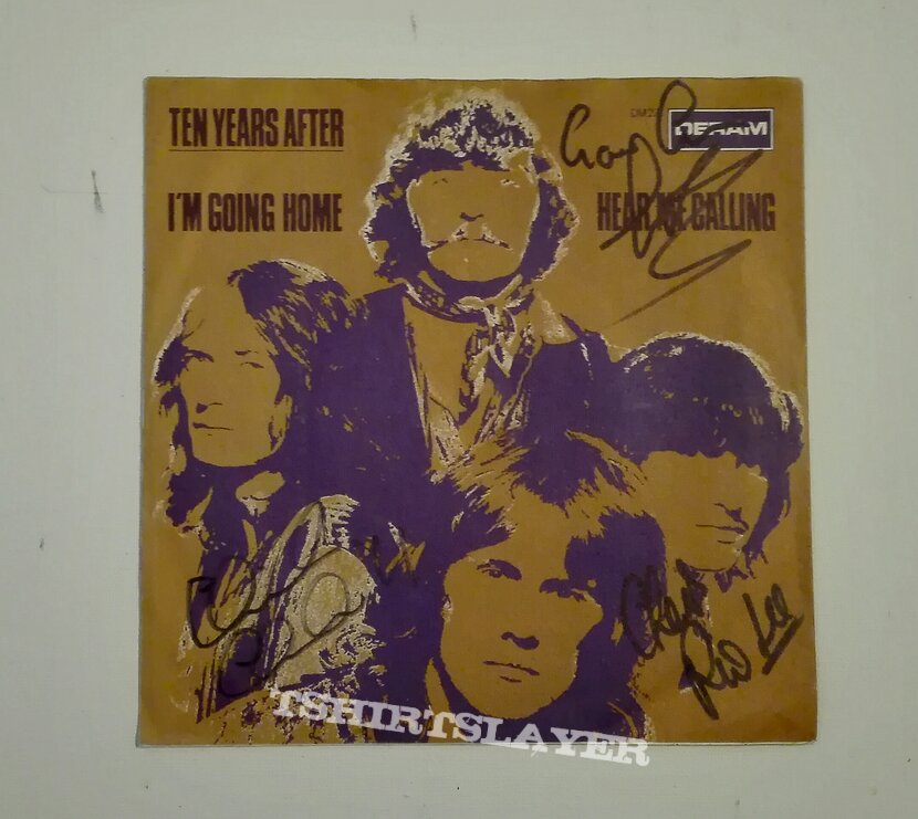 signed Ten Years After- I&#039;m going home/ Hear me calling 7&quot;
