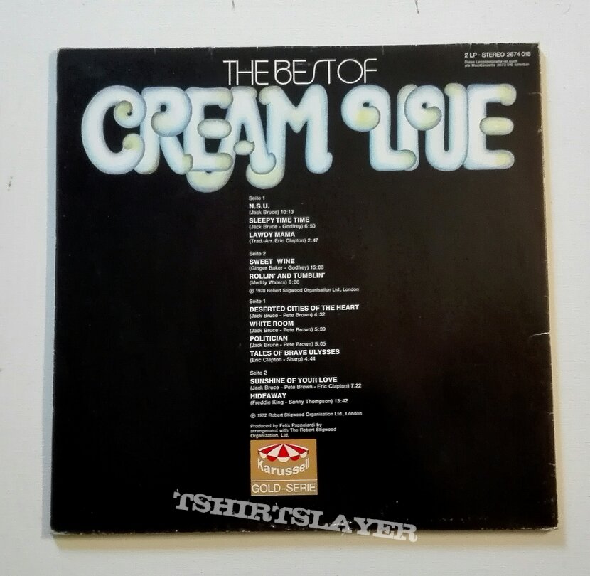 Cream- Best of Cream live comilation dlp