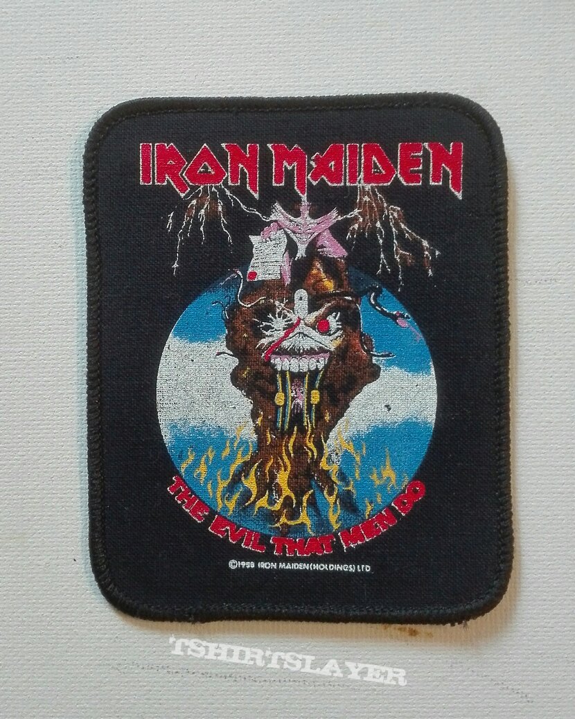 Iron Maiden- The evil that men do patch