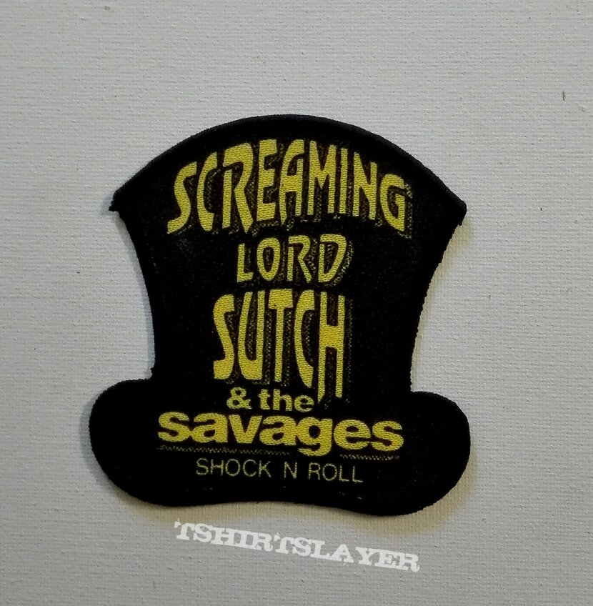Screaming LordvSutvh And The Savages Screaming Lord Sutch and the Savages patch
