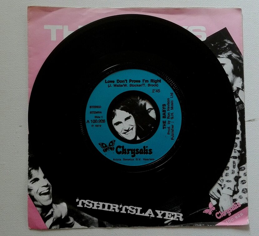 The Babys- Love don&#039;t prove i&#039;m right/ I was one 7&quot;