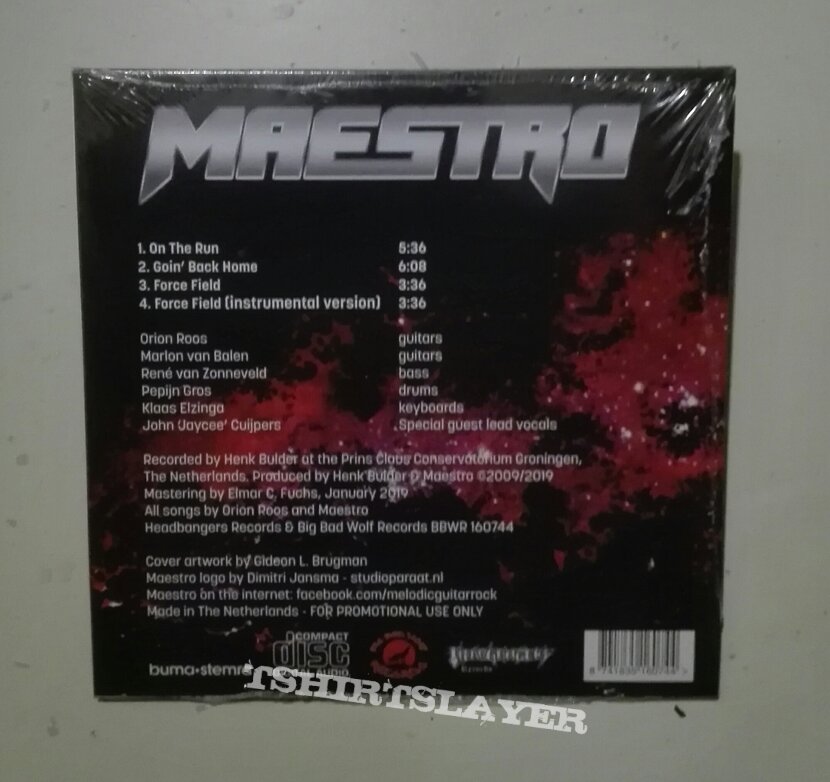 Maestro- On the run promo cd